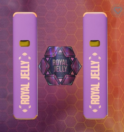Photograph of product: Royal Jelly | 500mg Rosin AIO | Grape Ghost