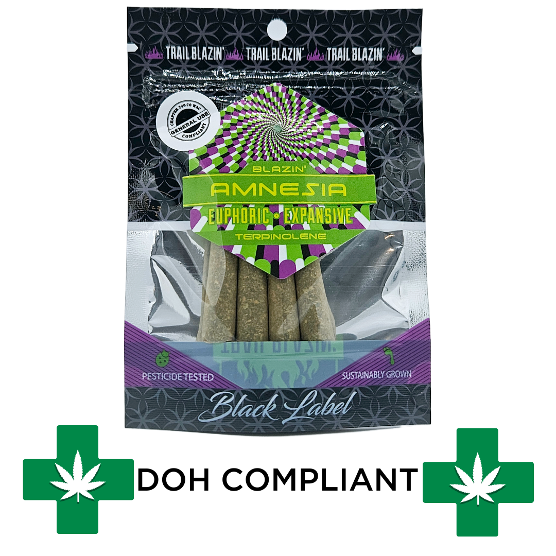 Photograph of product: DOH | Amnesia Pre-Roll 4pk | 2.4g