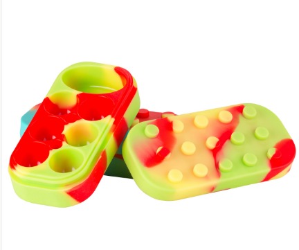 Photograph of product: Lego Style Silicone Wax Container (Assorted)