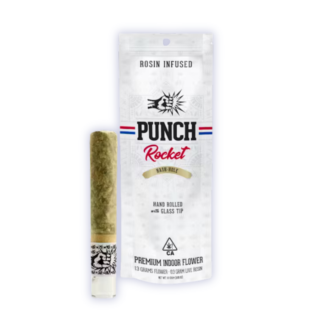 Photograph of product: DIRTY LOTUS X BENZINA ROSIN INFUSED PREROLL (HAND ROLLED + GLASS TIP)