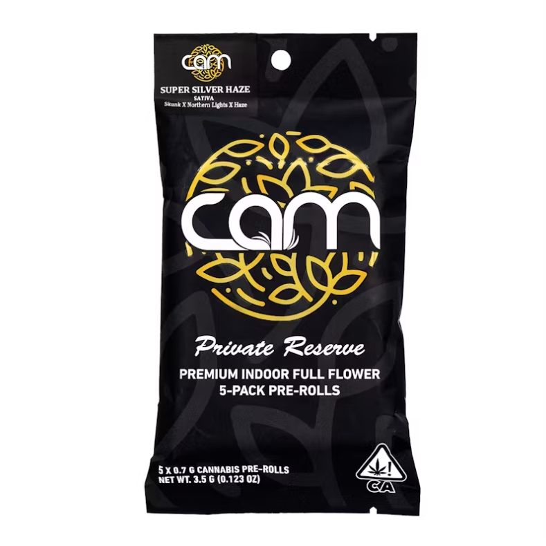 Photograph of product: CAM - 5ct Pre Rolls - Kush Mints