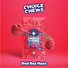 Photograph of product: Choice Red Razz Haze Gummies 100mg