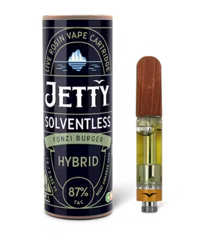 Photograph of product: Jetty Fonzi Burger OCal Hybrid Solventless Vape Cart