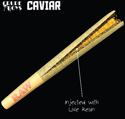 Photograph of product: Crude Boys Caviar - Infused Pre-Roll - Relaxation
