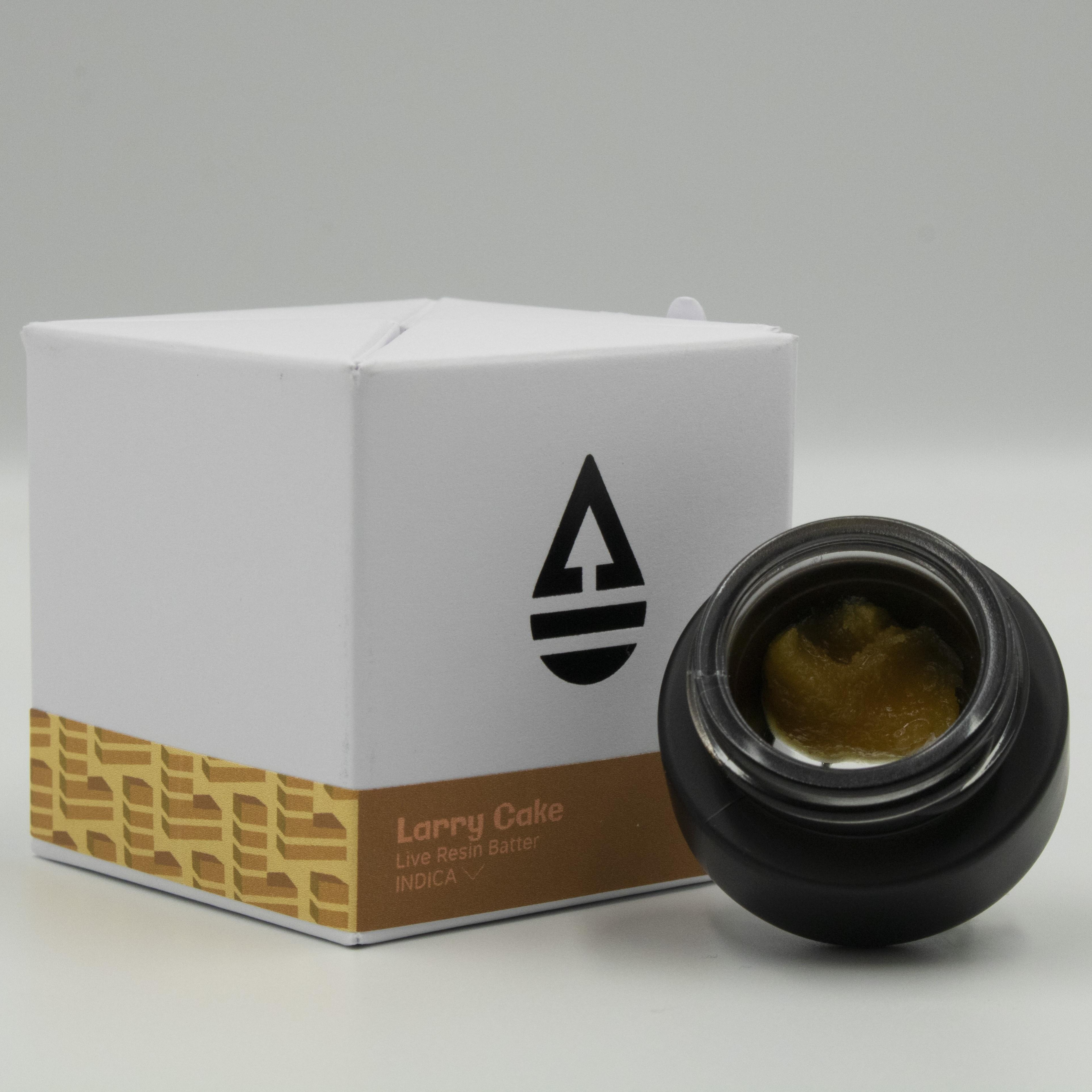 Photograph of product: Larry Cake | Live Resin Batter 1g | Oui'd