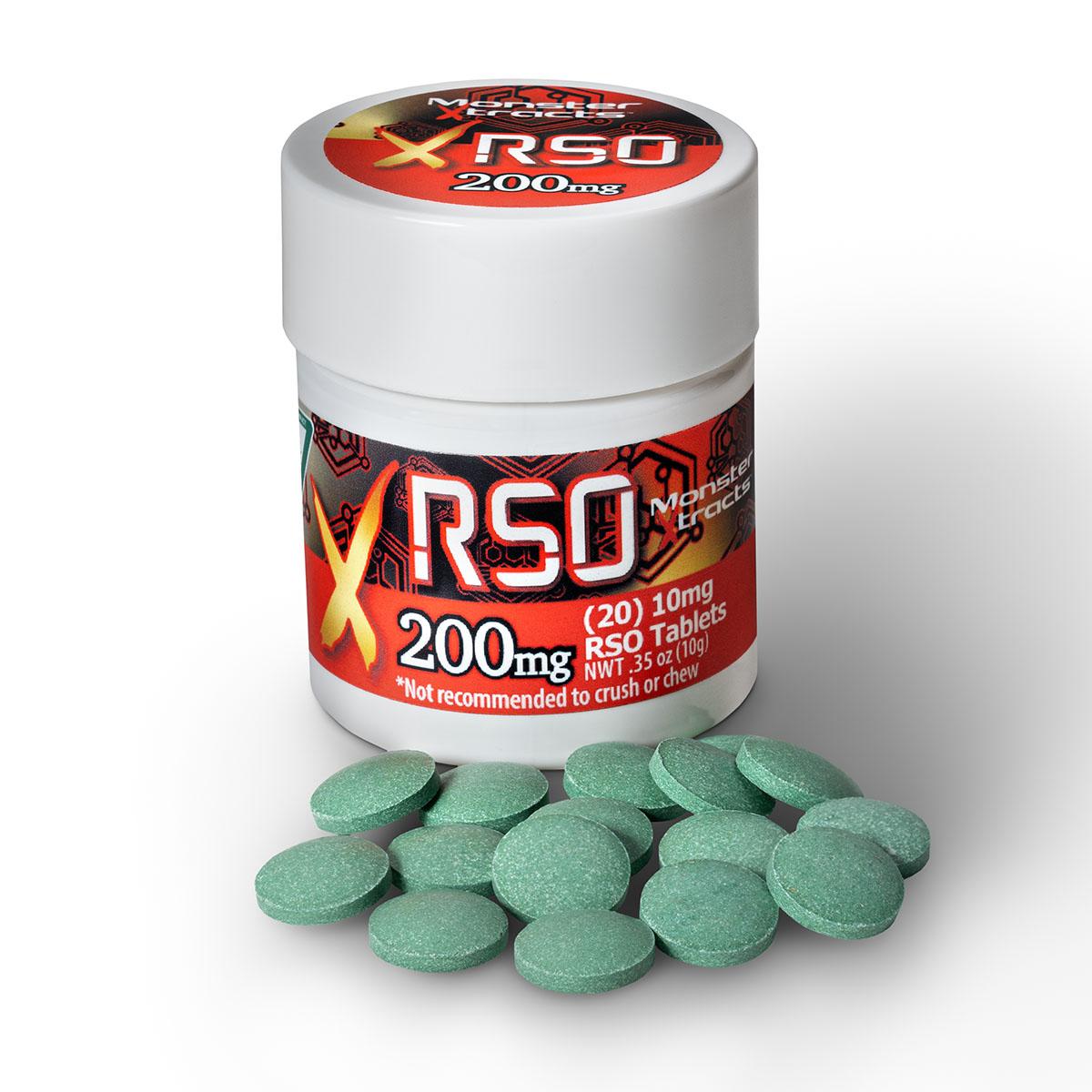 Photograph of product: Edible - Monster - RSO Tablets - 200mg