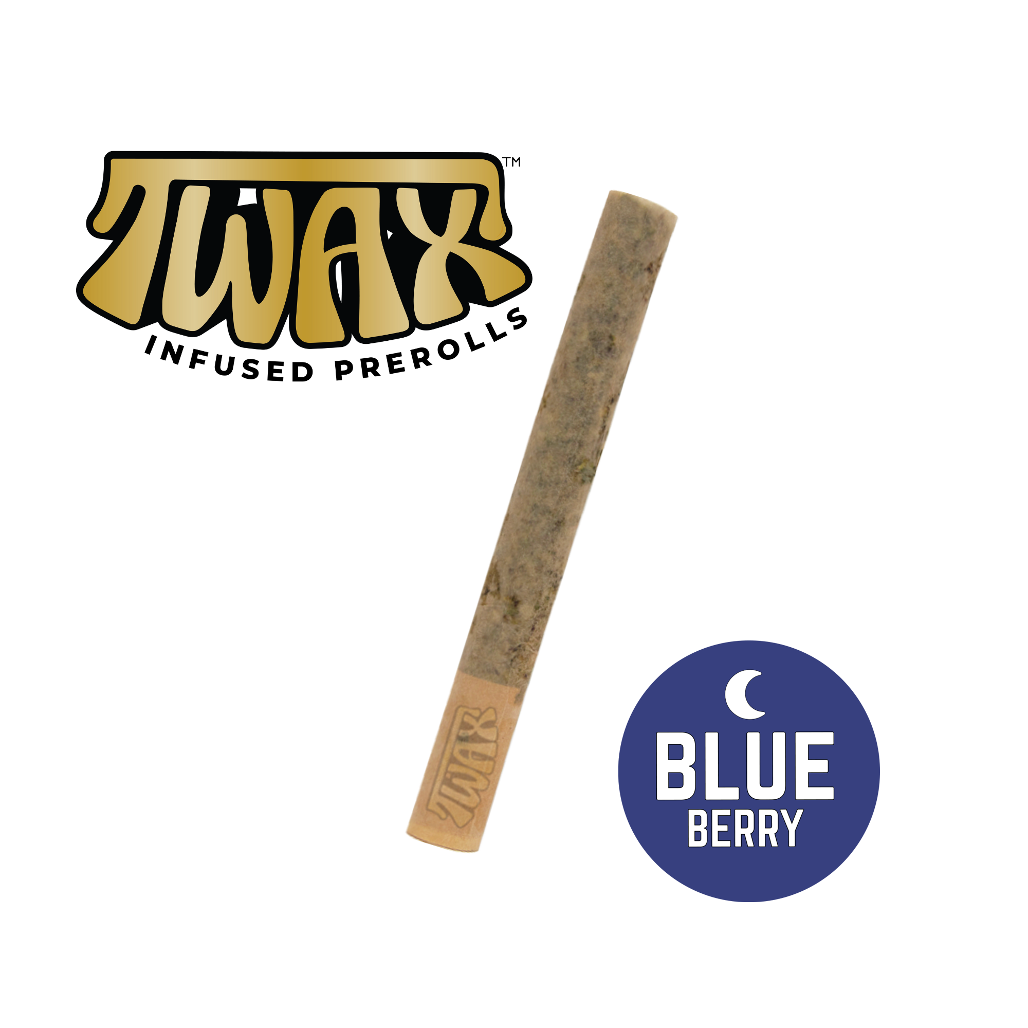Photograph of product: Blueberry (I) - Infused Pre-Roll - Twax