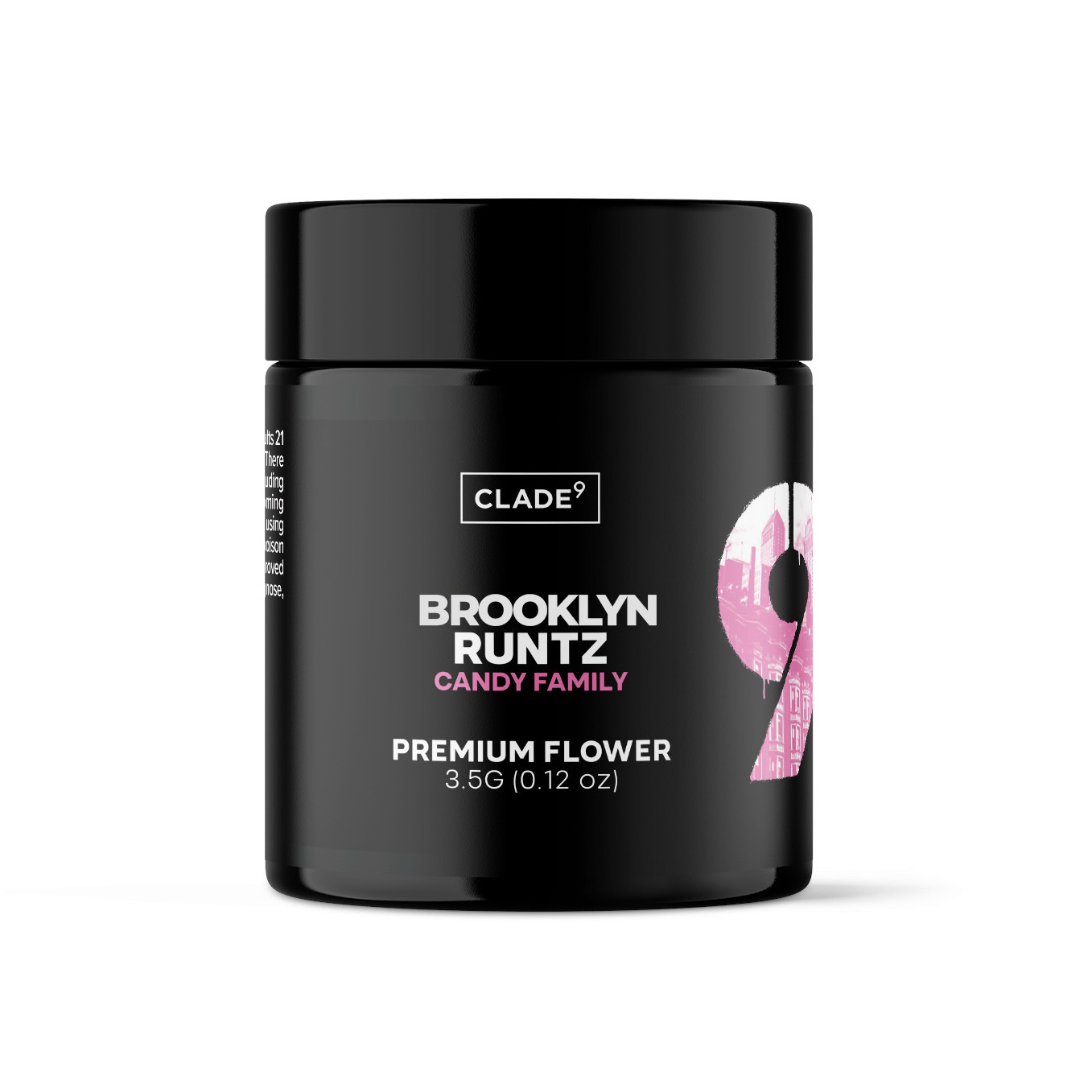 Photograph of product: Clade9 | Flower | Brooklyn Runtz | 3.5g