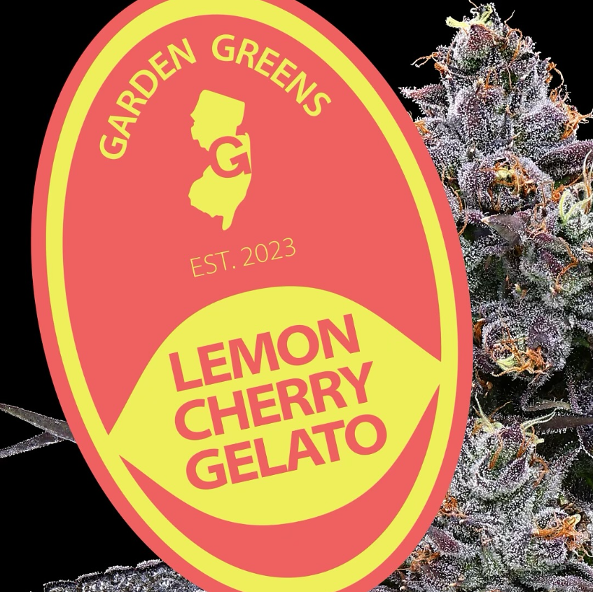 Photograph of product: Garden Greens - Lemon Cherry Gelato - 3.5g - Flower