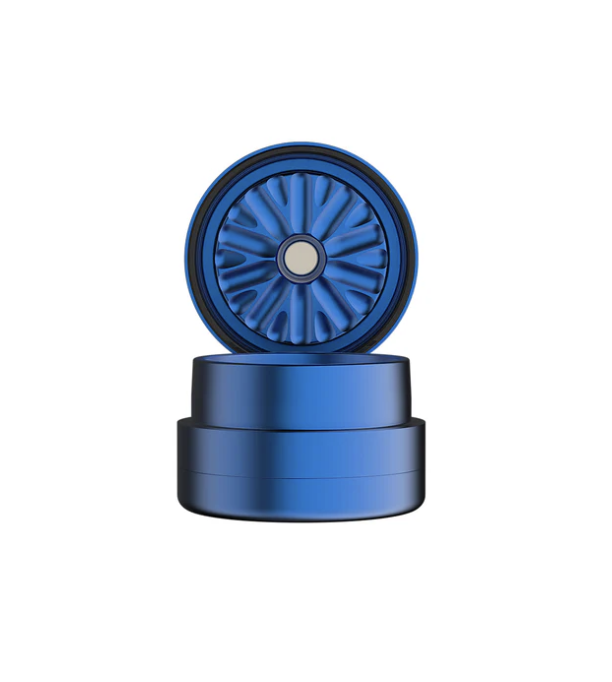 Photograph of product: Flower Mill - Blue Mini Mill Aluminum Series Grinder