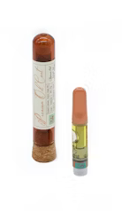 Photograph of Product: Ghost Train Haze #2 Live Resin Cartridge | Hybrid | Ruby Farms
