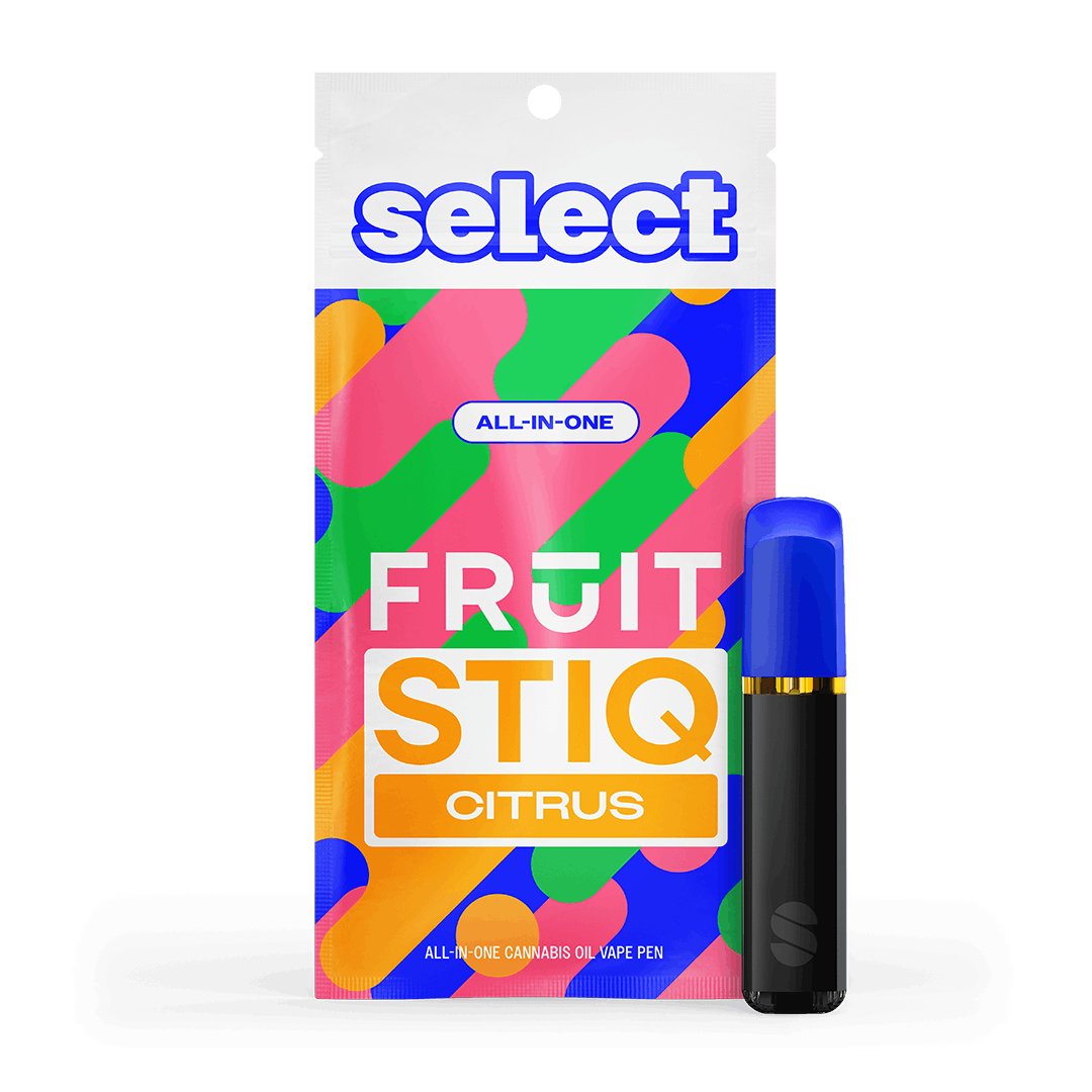 Photograph of product: SELECT FRUIT STIQ Pen 1000mg: Pink Lemonade