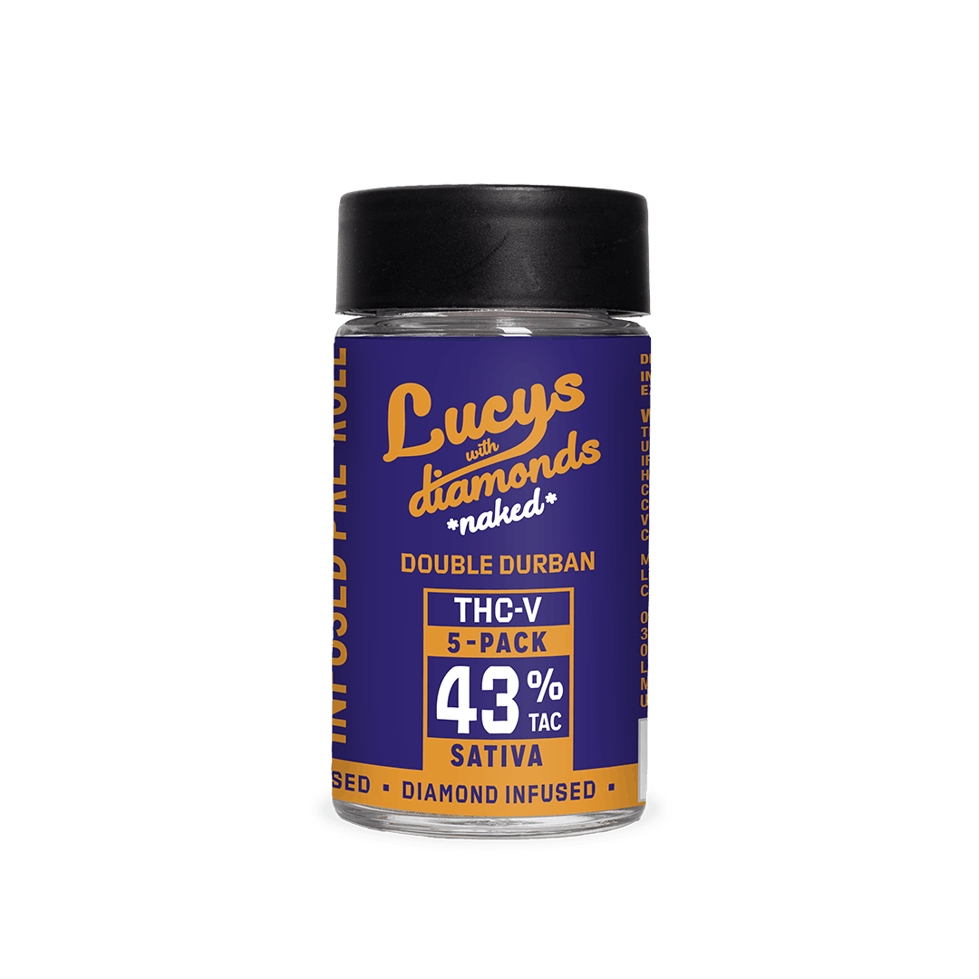 Photograph of product: Blotter - Double Durban Infused Preroll 3pk - 2.1g