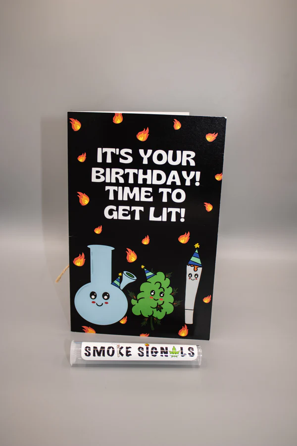 Photograph of product: Smoke Signals Greeting Card- Grateful Dead