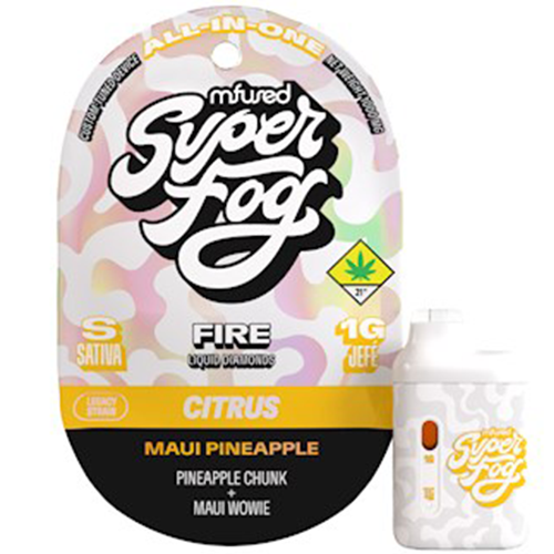 Photograph of product: Super Fog: Maui Pineapple (S) Citrus - Fire Liquid Diamonds Disposable