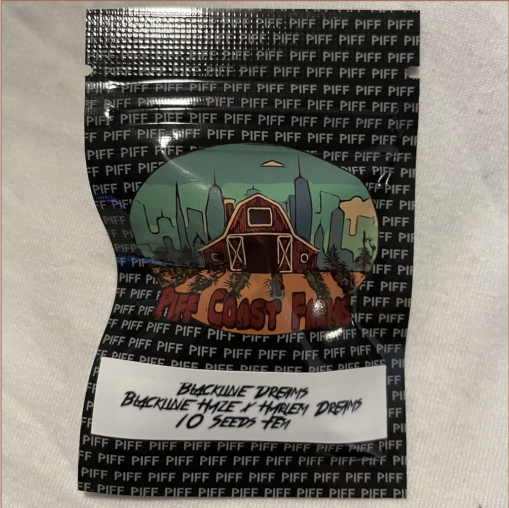 Photograph of product: Piff Coast Farms Seeds | Blackline Dreams