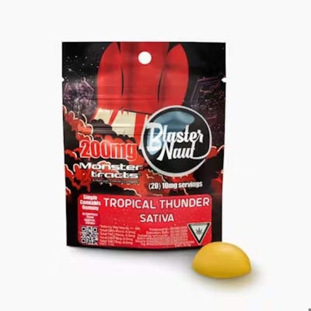 Photograph of product: Tropical Thunder Blasternaut   One Gummy
