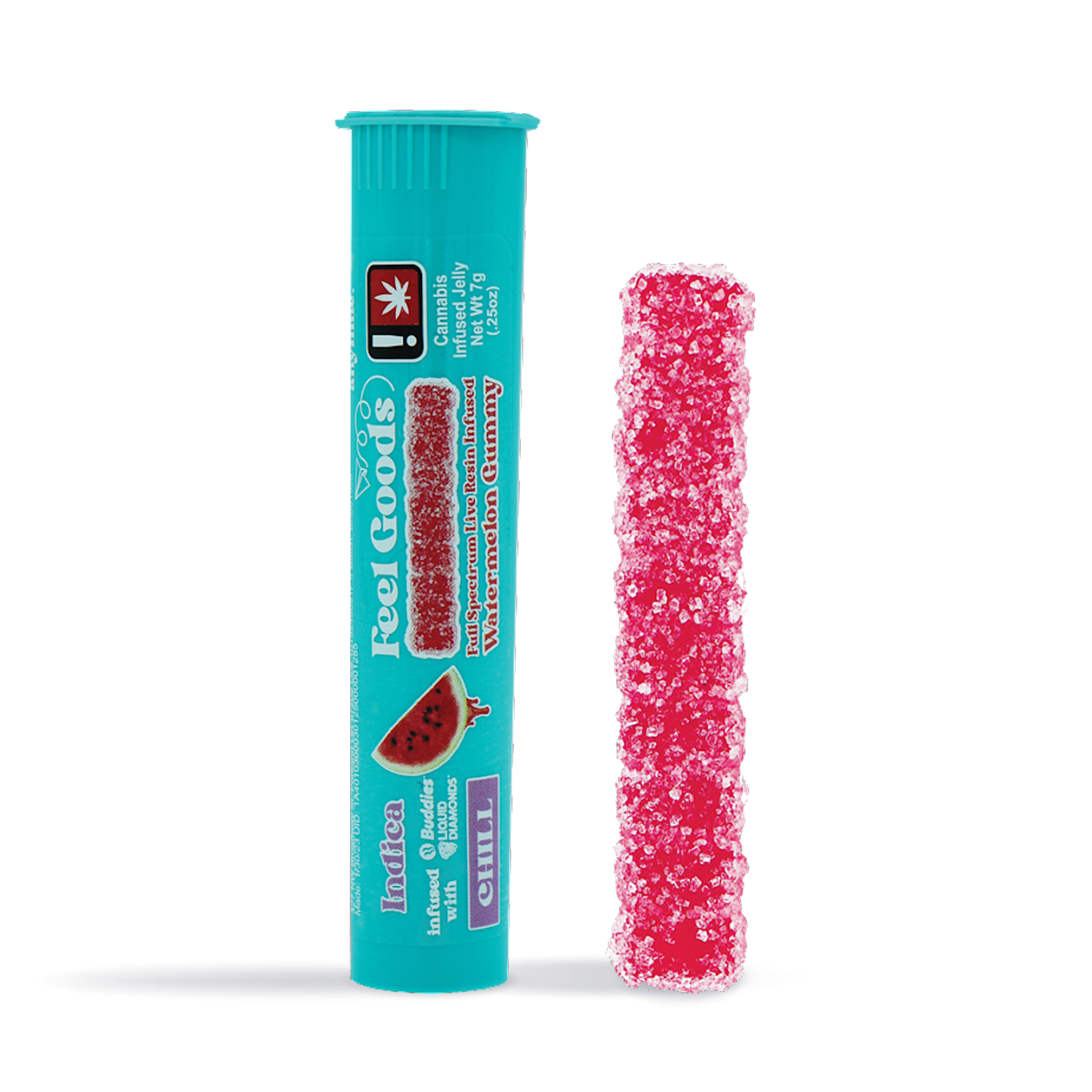 Photograph of product: Sweet Watermelon Gummy Straw