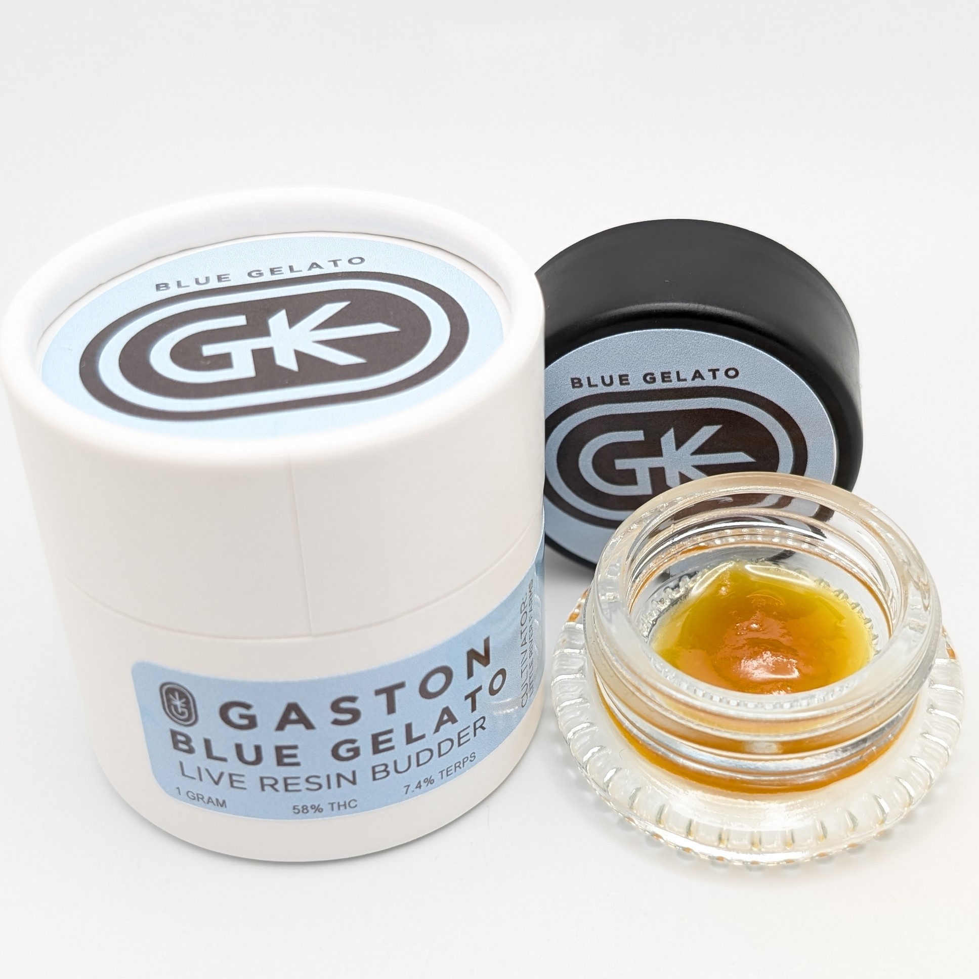 Photograph of product: Blue Gelato 1g Live Rosin