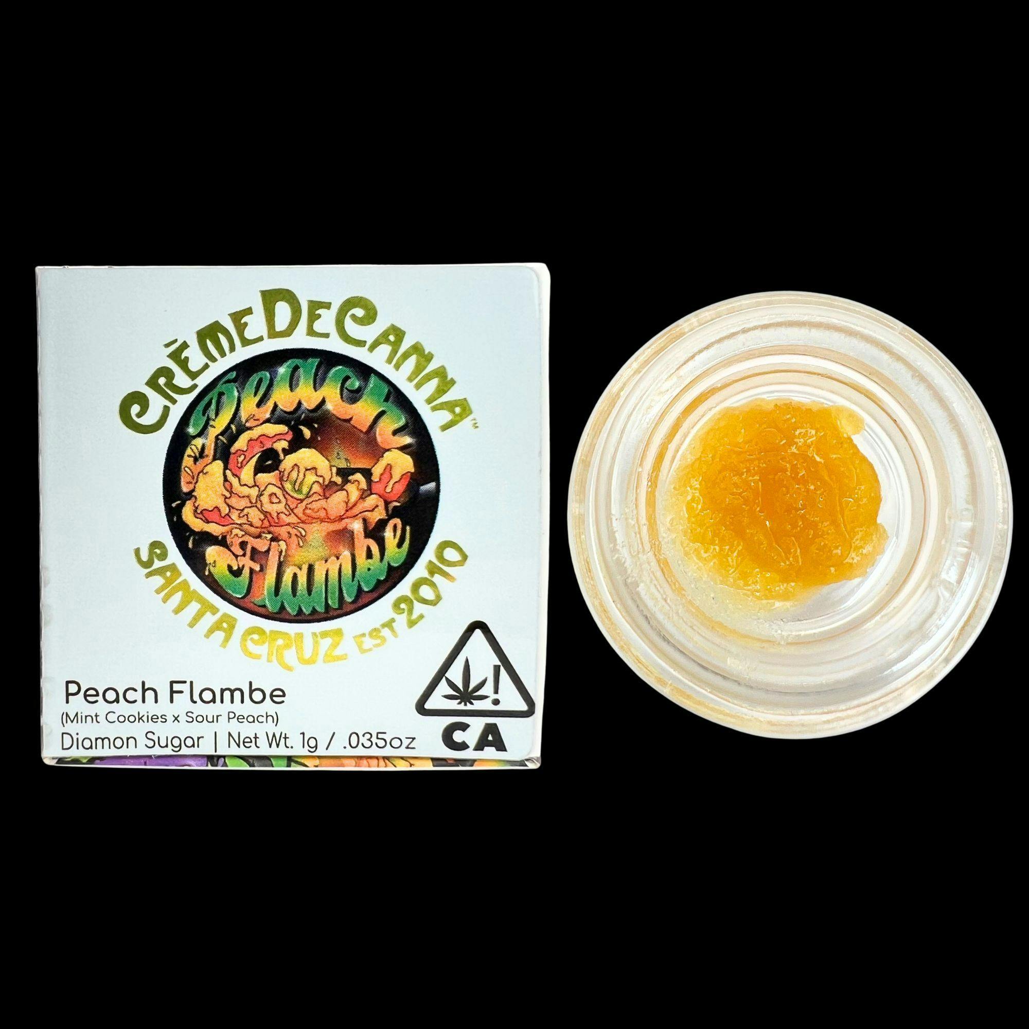 Photograph of product: Creme De Canna - Peach Famble 1g Diamond Sugar