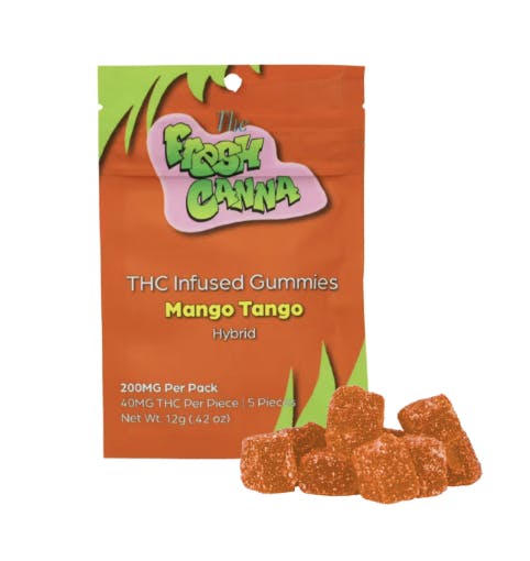 Photograph of product: Fresh Canna | Mango Tango | 200mg | Live Resin Gummies