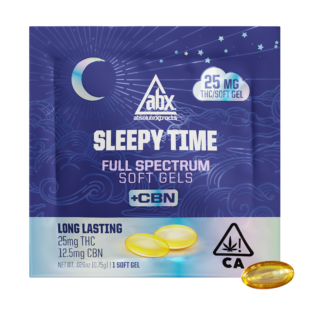 Photograph of product: [ABX] CBN Soft Gel - 25mg - 2:1 1ct Sleepy Time Solventless (I)