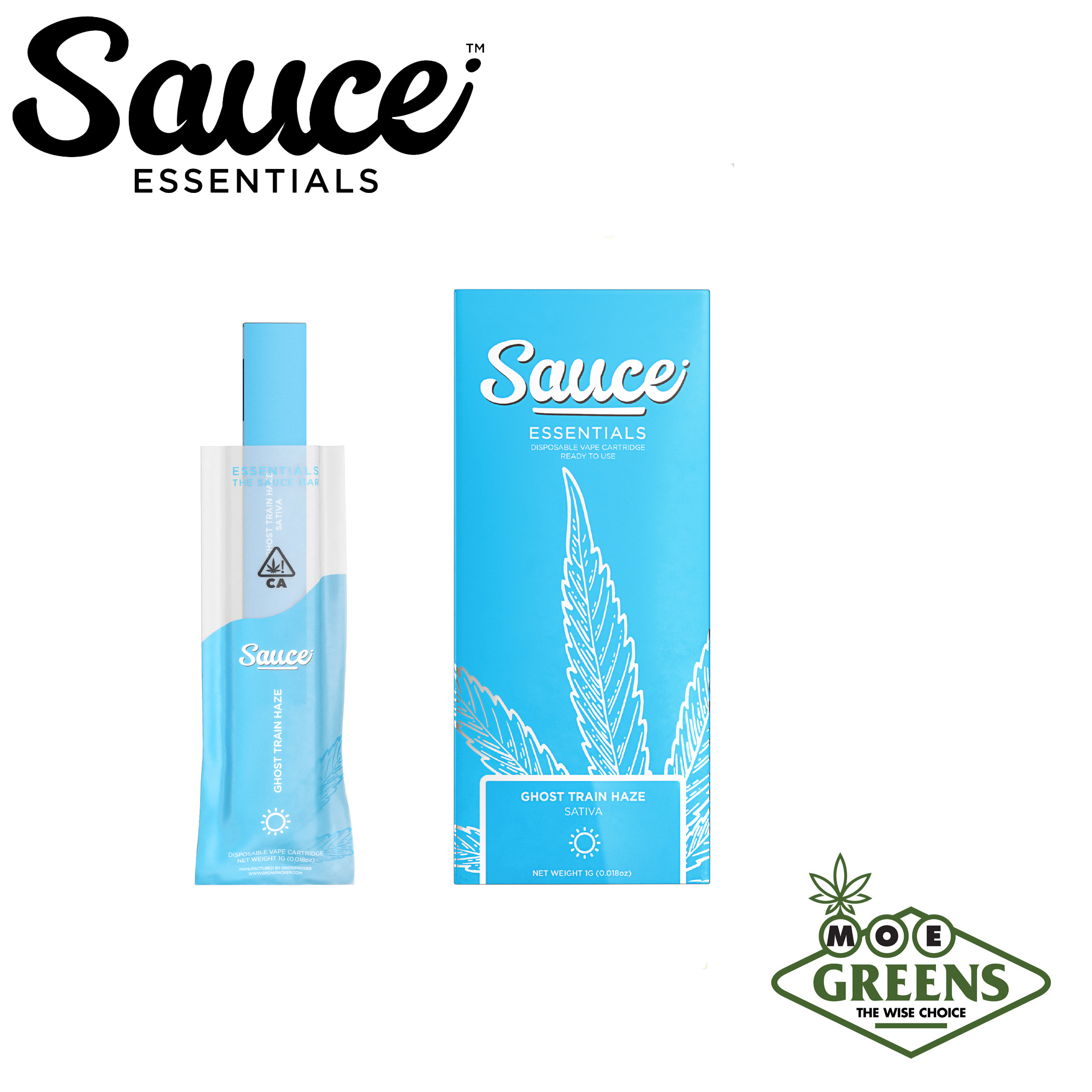 Photograph of product: GHOST TRAIN HAZE ESSENTIALS ALL-IN-ONE [LIVE RESIN] *1.25G*