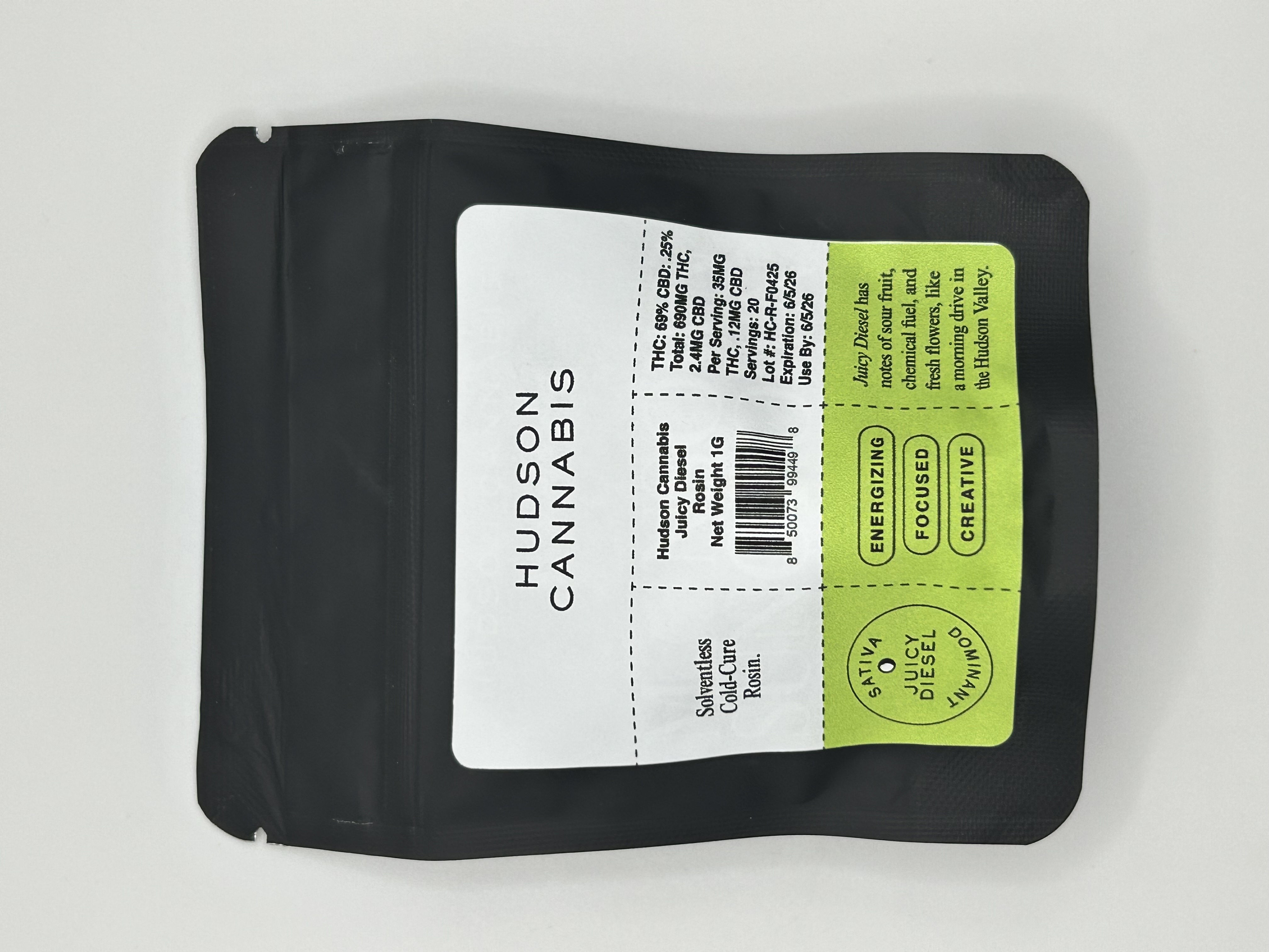 Photograph of product: Hudson Oui'd - Juicy Diesel Live Rosin Concentrate