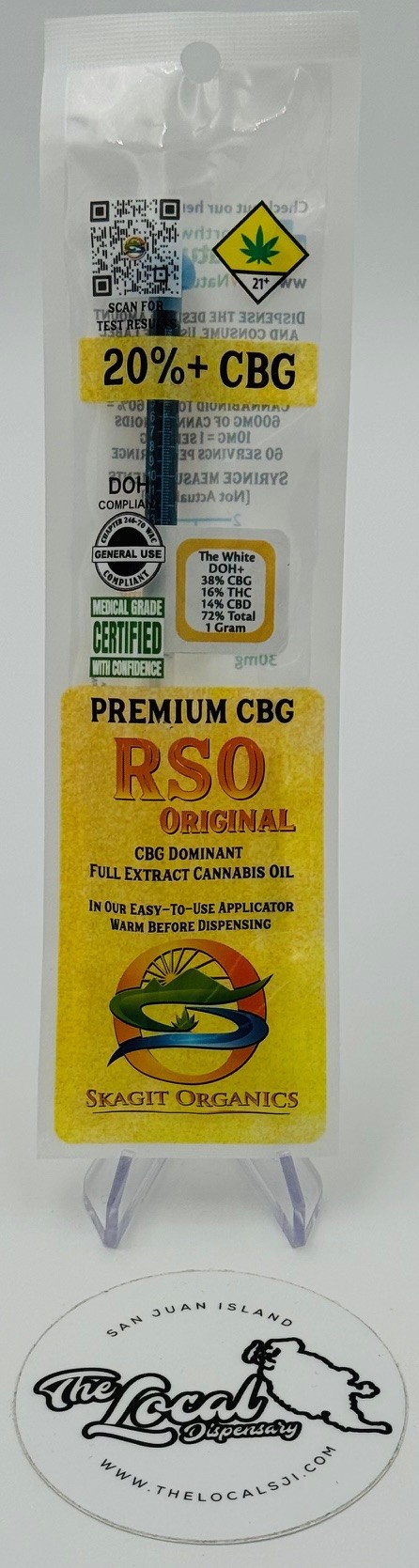Photograph of product: The White CBG Original RSO
