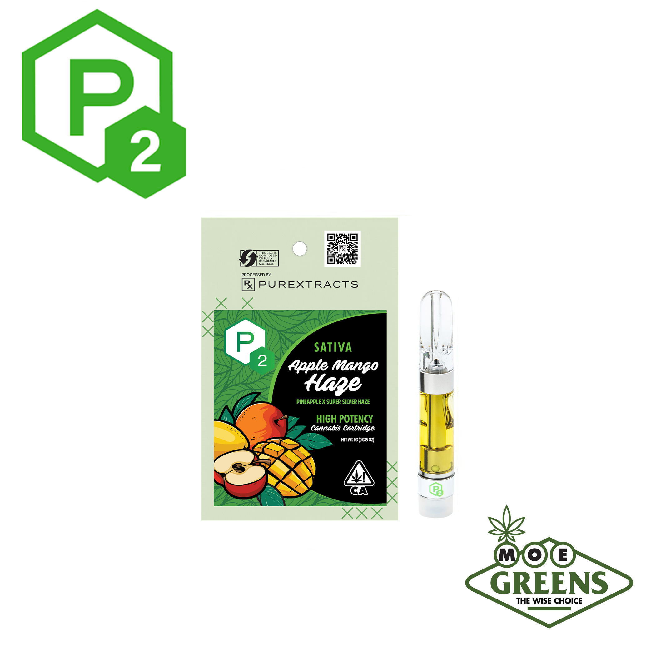 Photograph of product: APPLE MANGO HAZE [HIGH POTENCY]