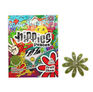 Photograph of product: Hippies Peaces Sour Green Apple Berry 10mg 10pk