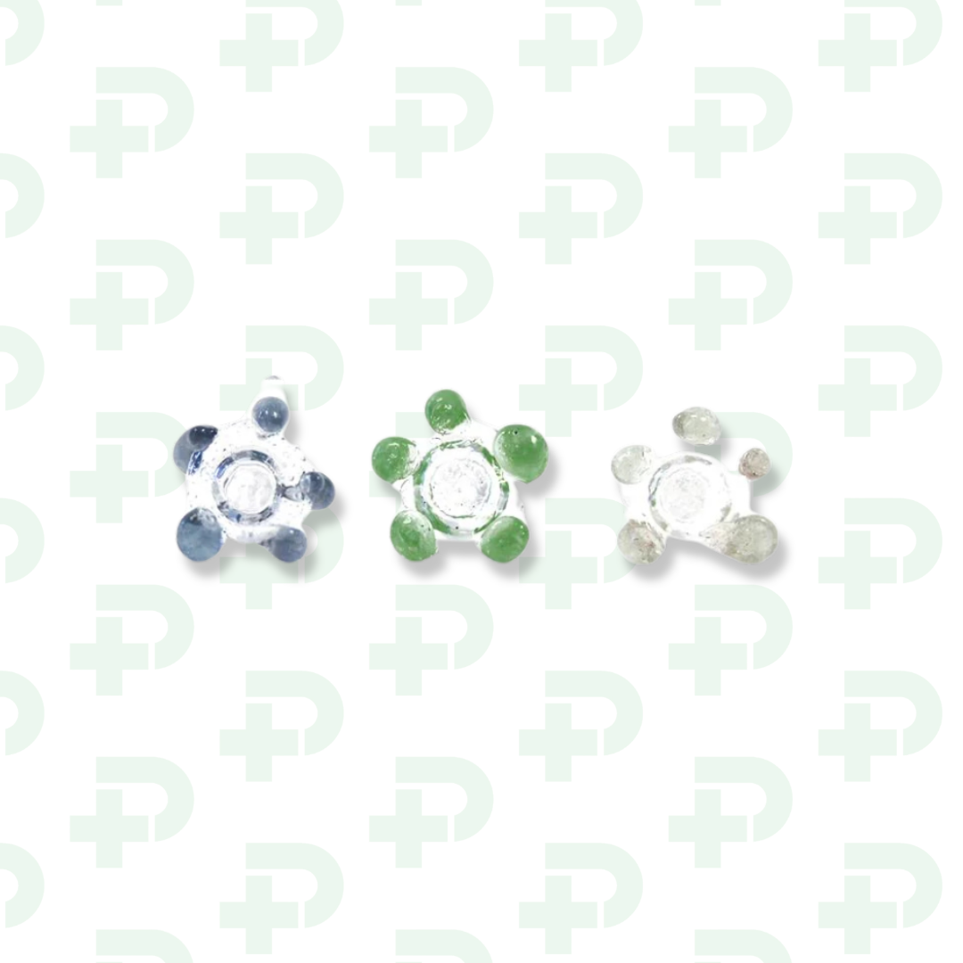 Photograph of product: White Rhino - Glass Screen Flower