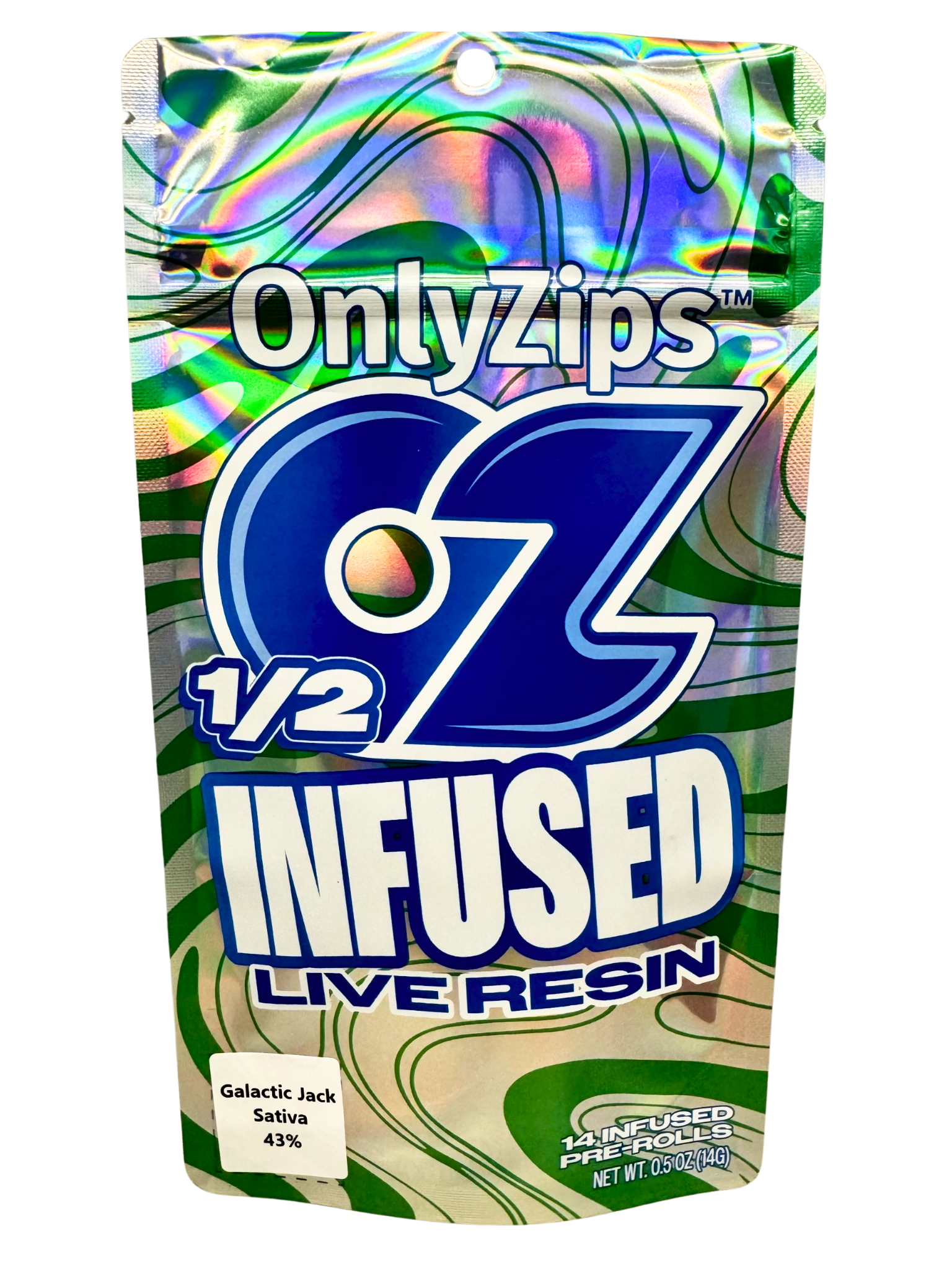 Photograph of product: Galactic Jack - 14pk Live Resin Infused PRs