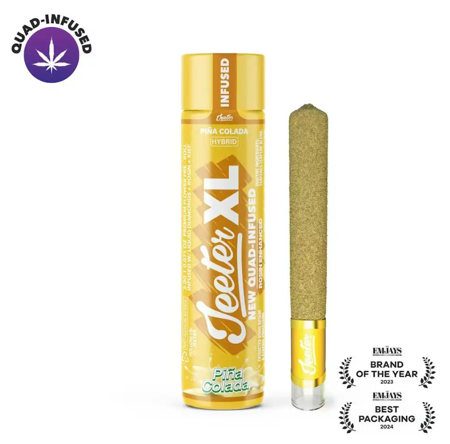 Photograph of product: 1G Jeeter Infused Pre-roll - Pina Colada