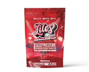 Photograph of product: Lilos Sleep Cherry 100mg Gummies