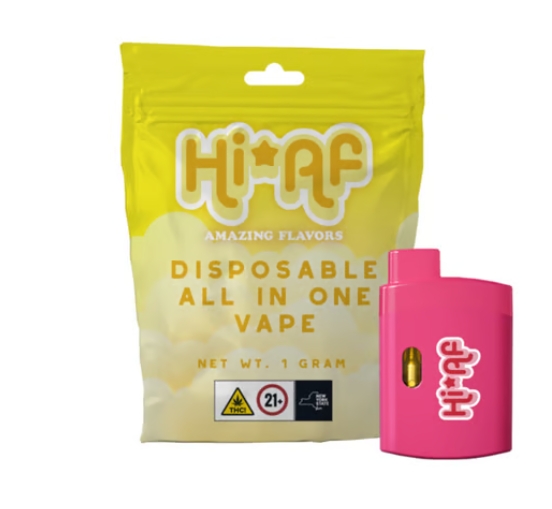 Photograph of product: Vireo Hi*AF Electric Pink Lemonade Disposable vape 1g/ - 2801