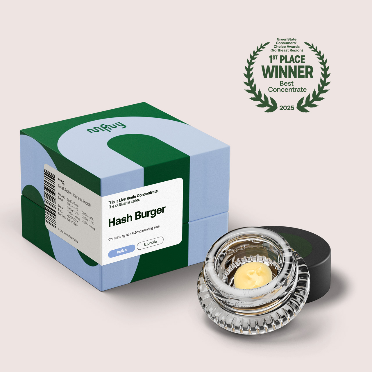 Photograph of product: Mfny - au chocolatburger Live Resin Badder - 1g