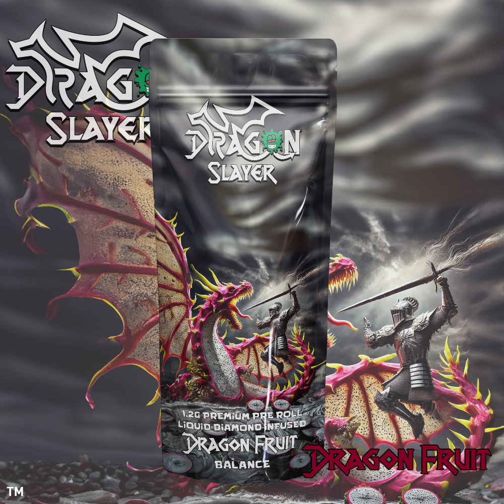 Photograph of product: Dragon Slayer - Dragon Fruit 1.2g Infused Pre-Roll