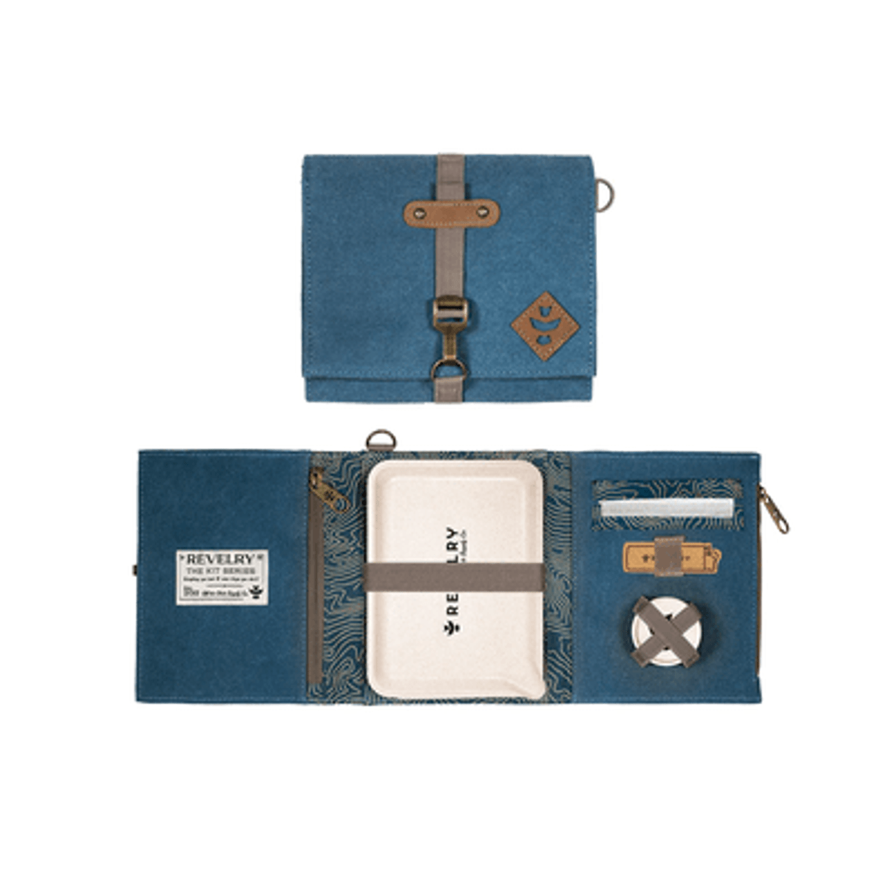 Photograph of product: Revelry - The Rolling Kit - Traveler Smell Proof Kit - Marine