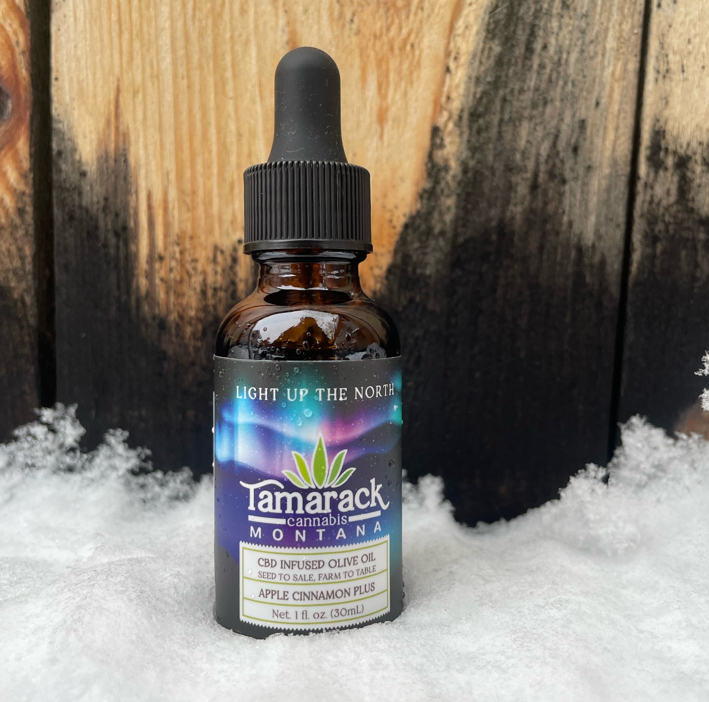 Photograph of product: Tamarack Hemp - CBD Oil - Plus - Apple Cinnamon - 41mg/ml $20