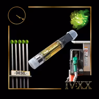 Photograph of product: Lime Diesel Cartridge | 1g | 87.60% TAC