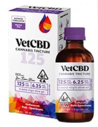 Photograph of product: Vet CBD - Vet CBD - Regular Strength - 125mg Bottle (30ml)