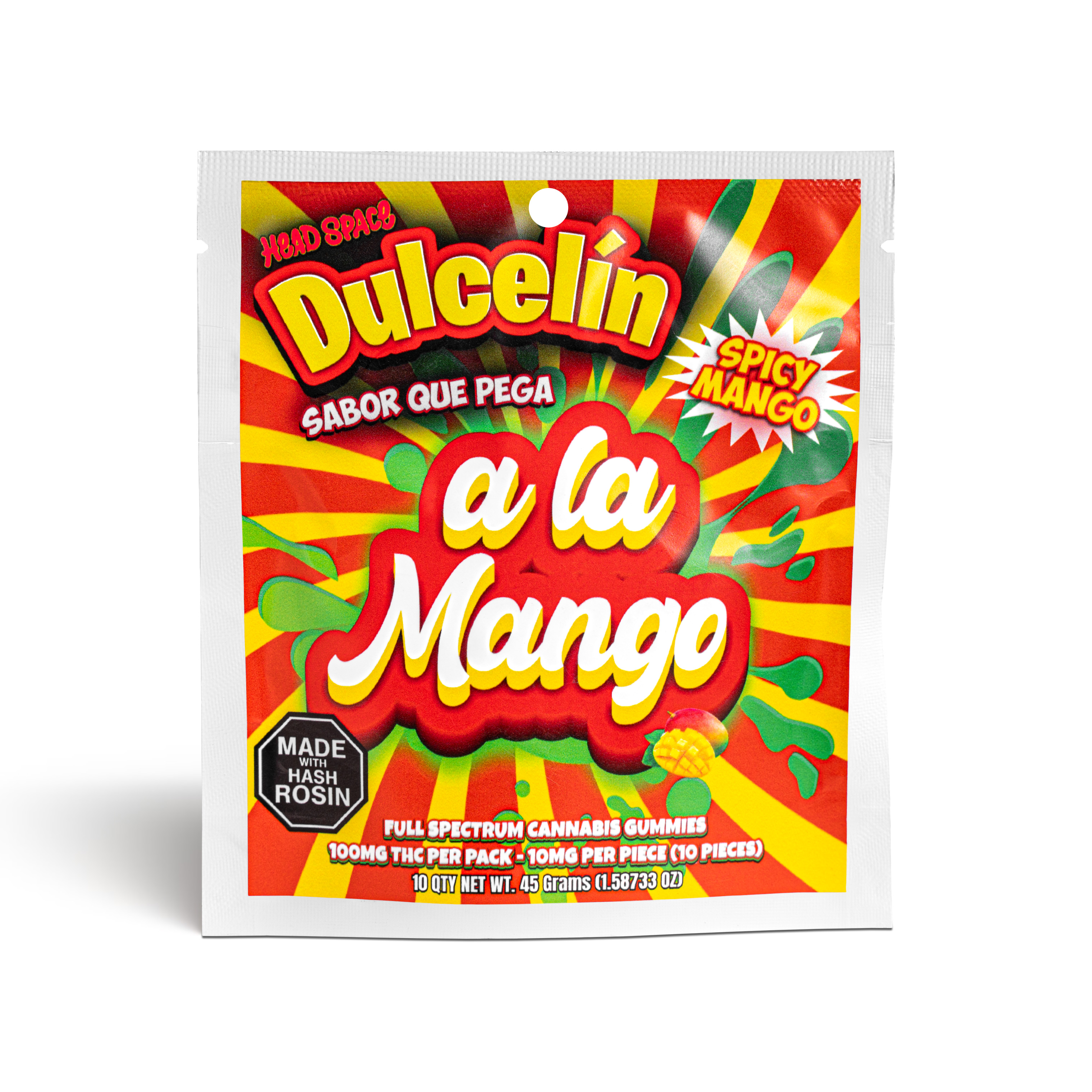 Photograph of product: A La Mango Dulcelin Gummies - 100mg