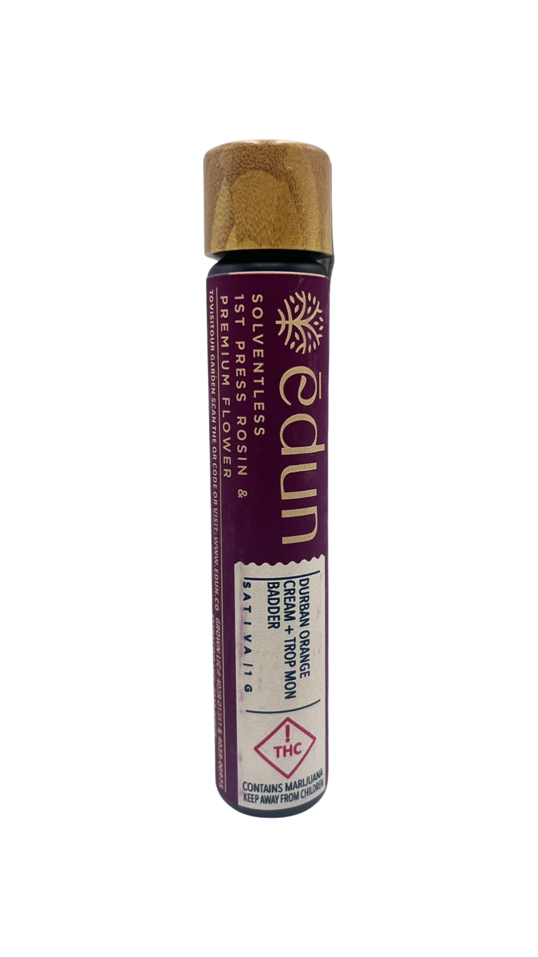 Photograph of product: Chem Dawg + Seven Nations Army Badder | Two 0.5g Rosin Infused Pre-Rolls
