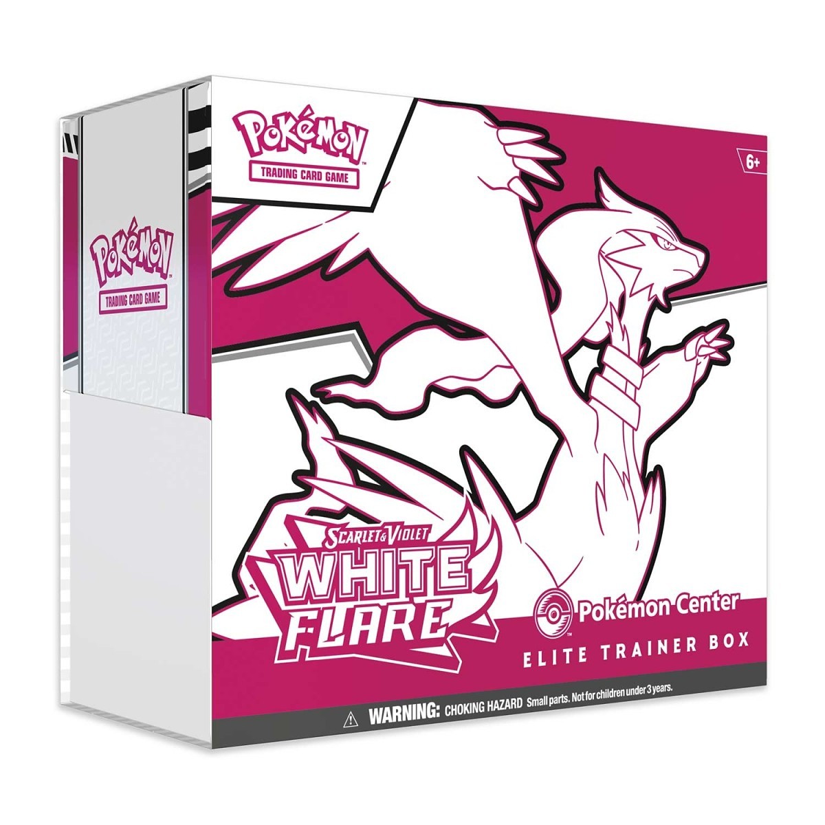Photograph of product: Trading Cards | Pokemon | Trainer Box | Pokemon White Flare Pokemon Center Elite Trainer Box (Exclusive)  | LIMIT 1 Pokemon Item Per Day