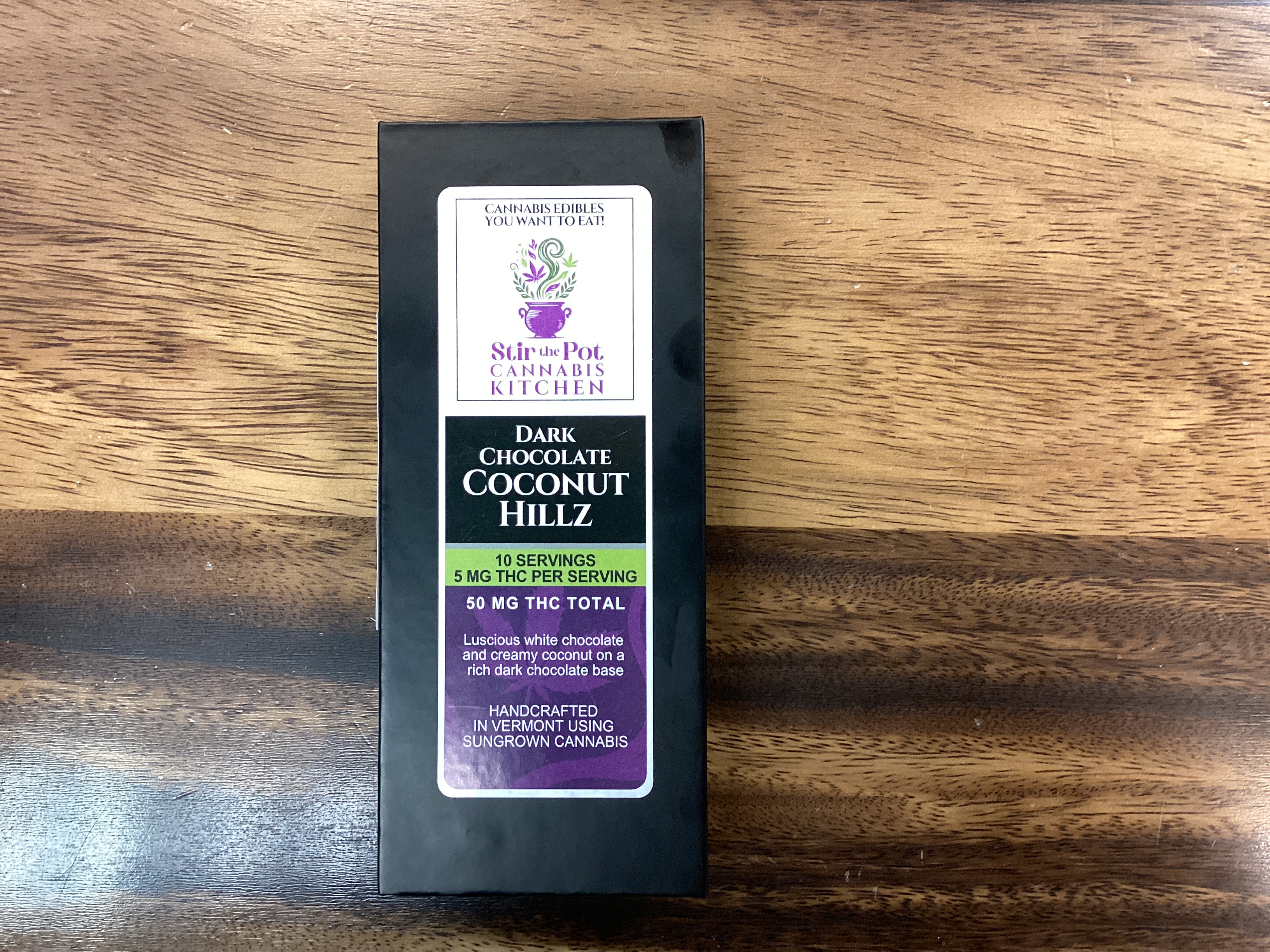 Photograph of product: Dark Chocolate Coconut Hills- STP