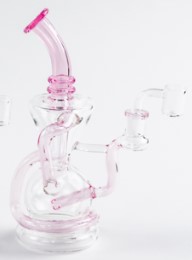 Photograph of product: SirEEL 9" Vortex Recycler Oil Rig with Banger