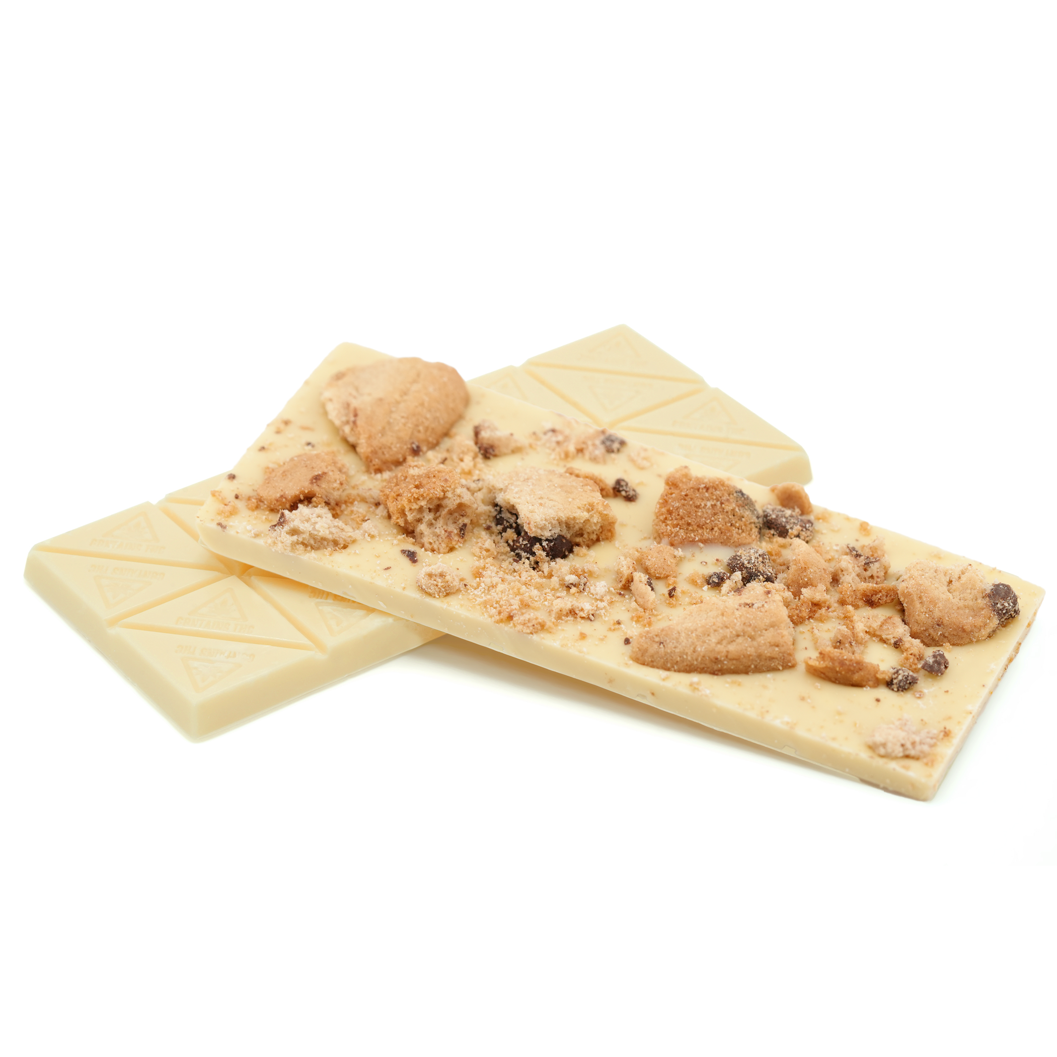 Photograph of product: Milk & Cookies White Chocolate Bar - 5mg 20pc
