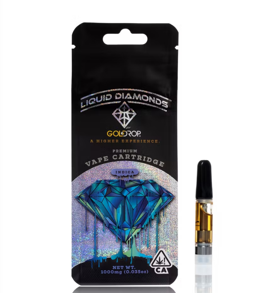 Photograph of product: Goldrop 1G Liquid Diamond Cart - Blueberry