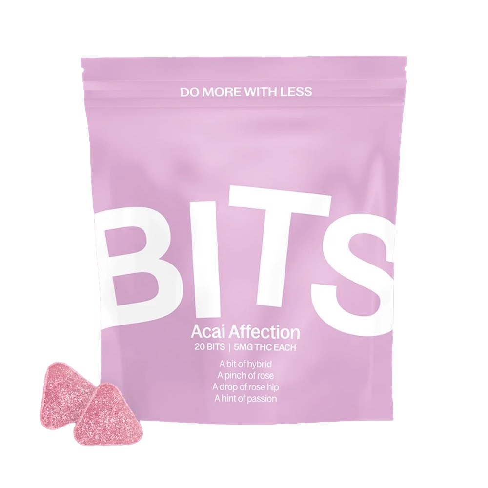 Photograph of product: Bits Gummies (100mg) 20ct Acai Affection
